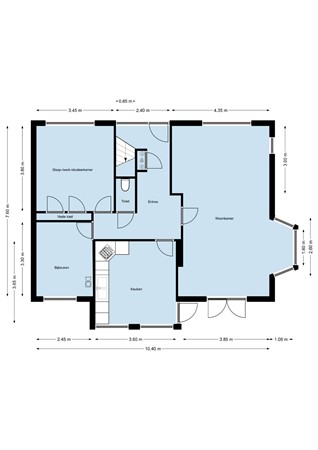 Floorplan - Buitenvest 19, 4614 AB Bergen op Zoom